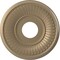 Ekena Millwork Berkshire PVC Medallion (Canopies up to 5 3/4"), 13"OD x 3 1/2"ID x 3/4"P, Metallic Champagne Mist CMP13BEECE - alternate 1